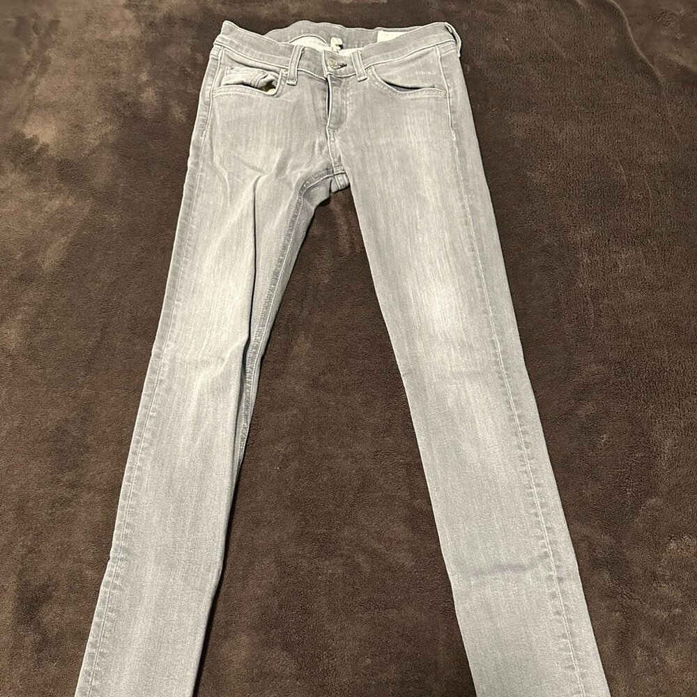 Rag & Bone Grey Skinny Jeans